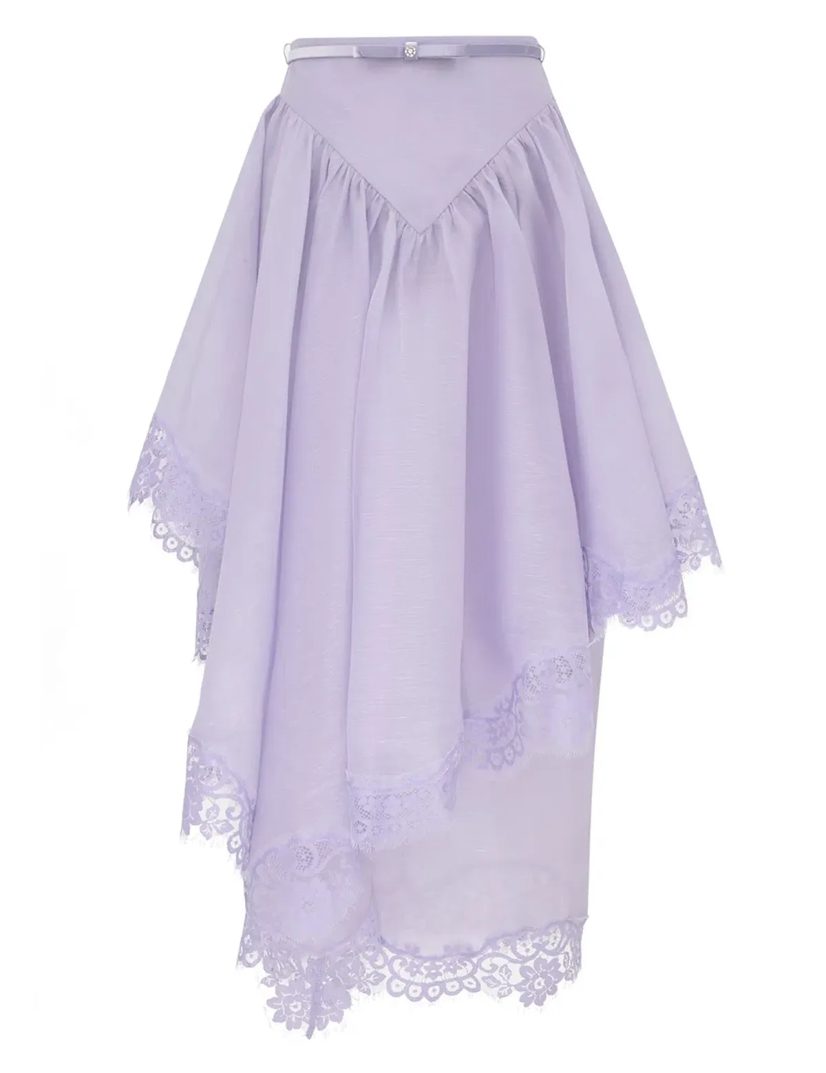 ZIMMERMANN CRUSH LACE TRIM SKIRT AND TOP - Image 10