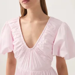 Aje Esmerie Midi Dress Pink 16 for rent on The Volte - image 5