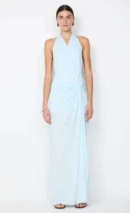 Bec and Bridge Clementine Twist Maxi Dress in Arctic Blue Size 6 / XS AU for rent on The Volte - image 4