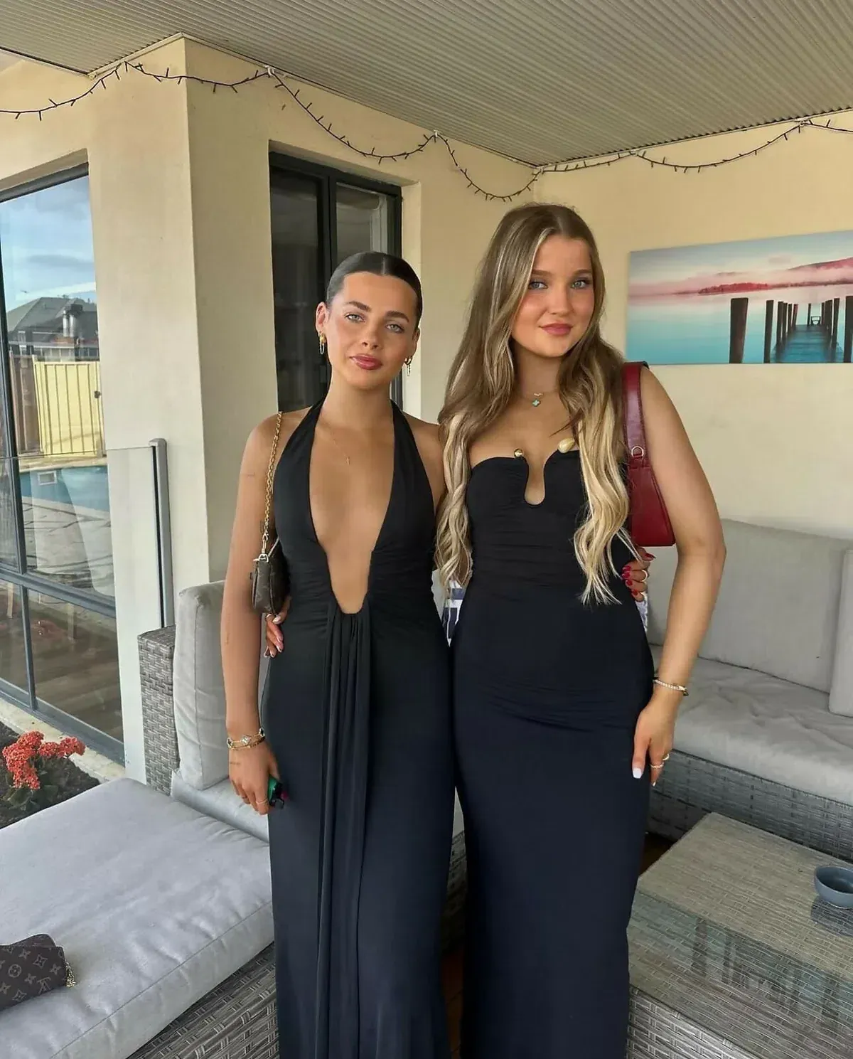 MISHA Jennifer Cupro Maxi Dress in Black Size Small / 8 AU - Image 6