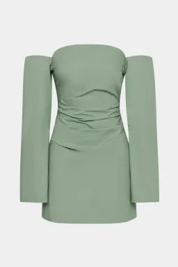 Sir- Martina Sleeved Mini Dress- 1 for rent on The Volte - image 3