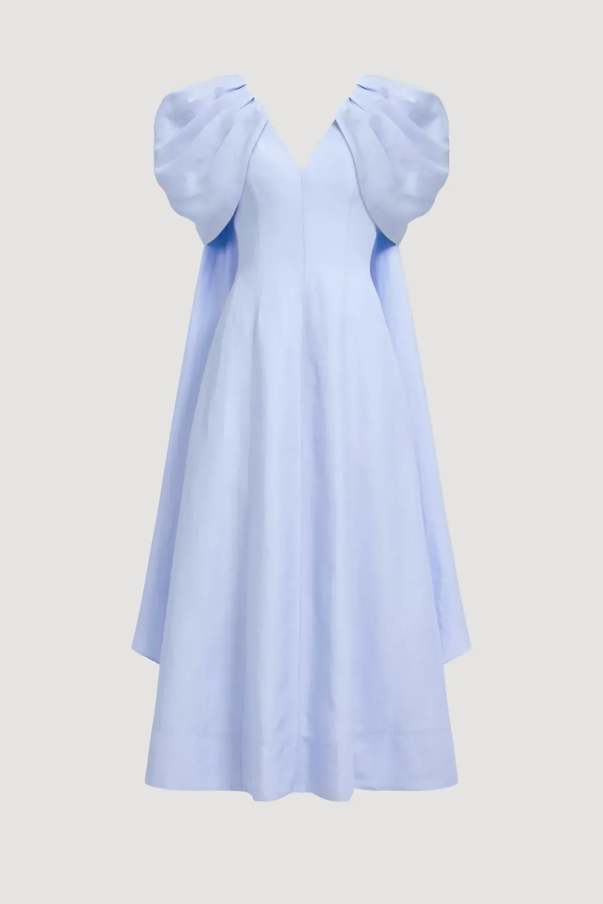 Aje Bisou Midi Dress in Pale Blue - Size 8 - Image 3