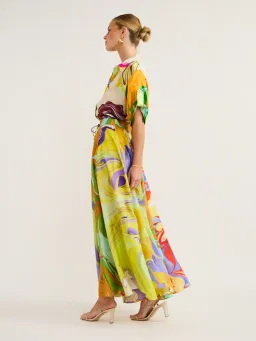 Luca Silk Skirt for rent on The Volte - image 2