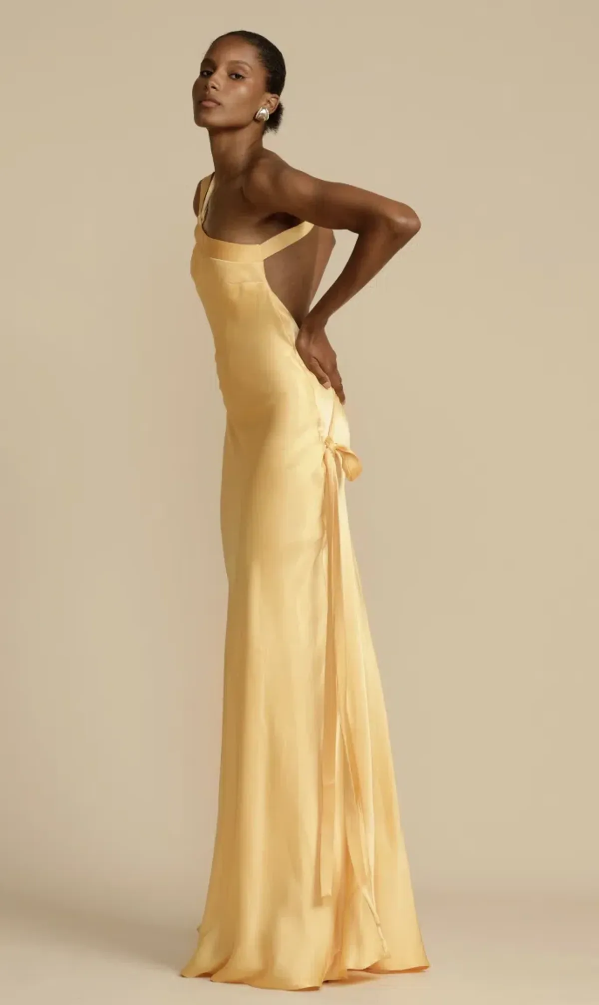 Arcina Ori Monique Dress Sunshine Yellow Maxi Dress - 10 - Image 3