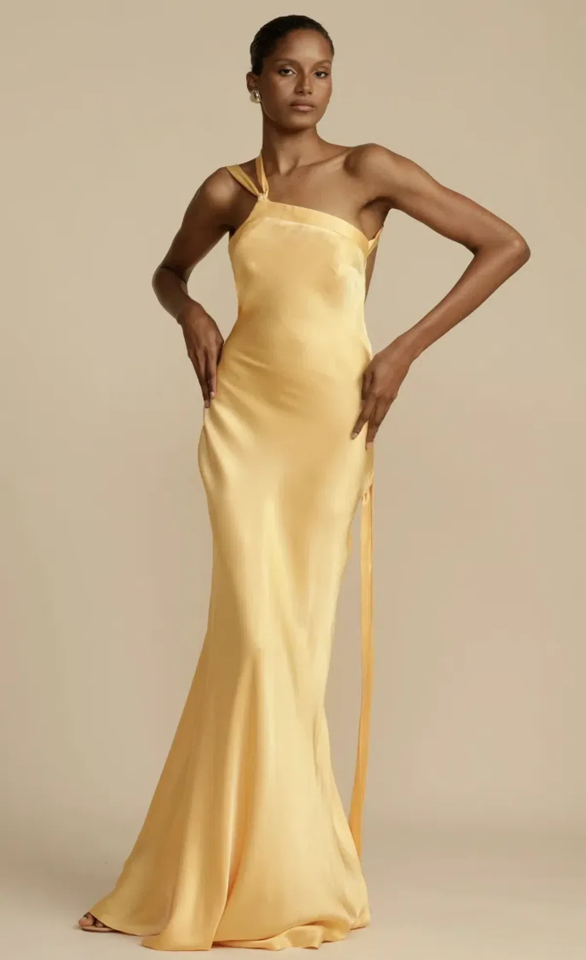 Arcina Ori Monique Dress Sunshine Yellow Maxi Dress - 12 for rent on The Volte - main image