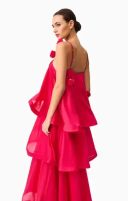 Elliatt Thalia Gown in Pink Size S for rent on The Volte - image 3