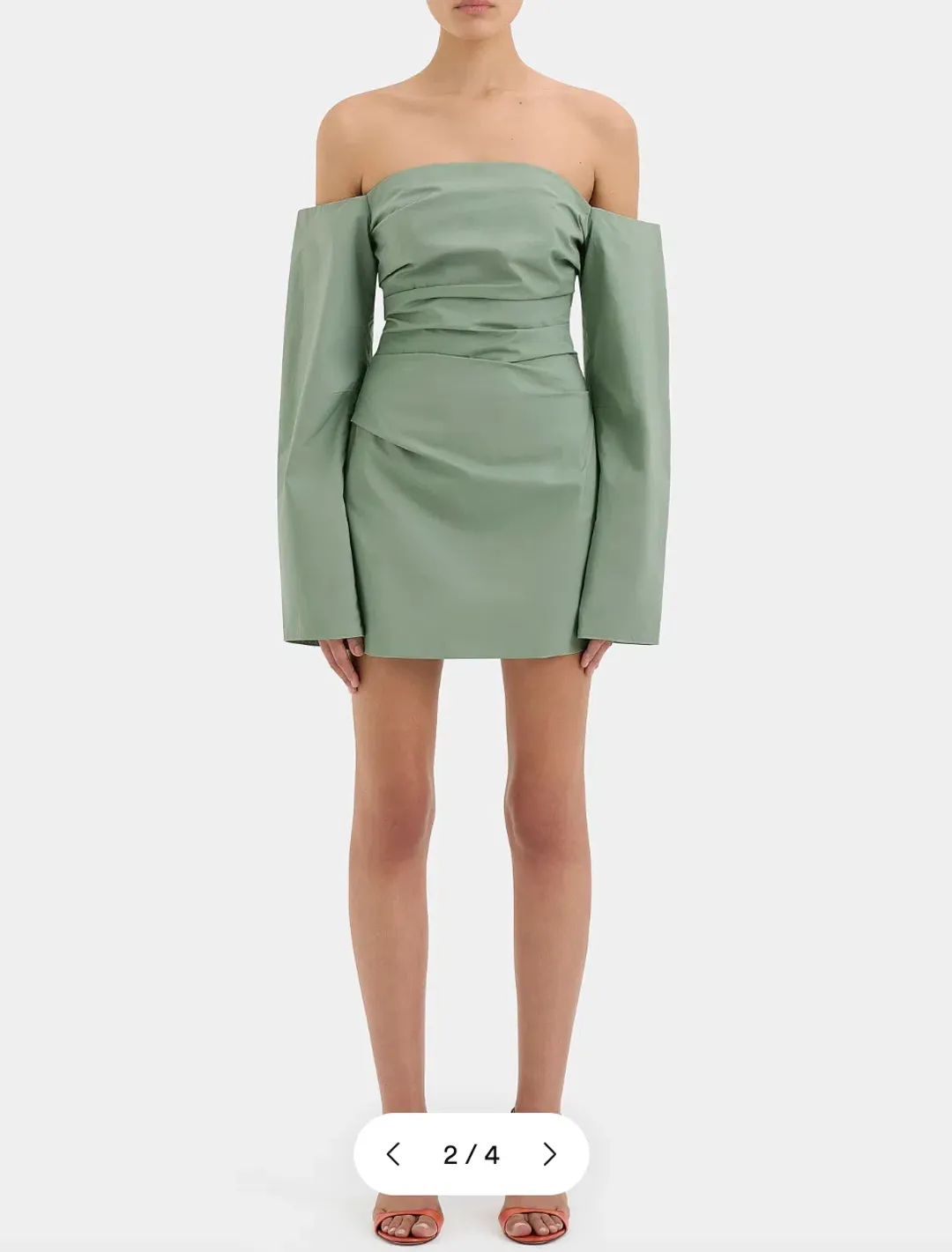 Sir Martina Sleeved Mini Dress for rent on The Volte - main image