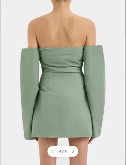 Sir Martina Sleeved Mini Dress for rent on The Volte - image 4
