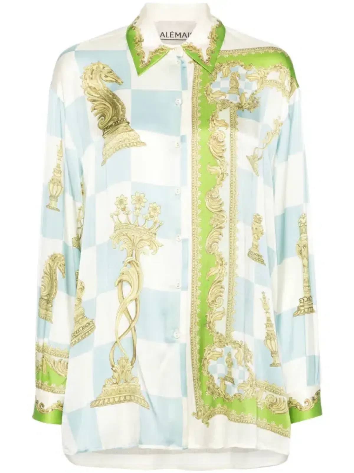 Check mate silk shirt - Image 1