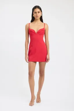 Kookai Oyster Bra Dress Red Size 10 for rent on The Volte - image 2