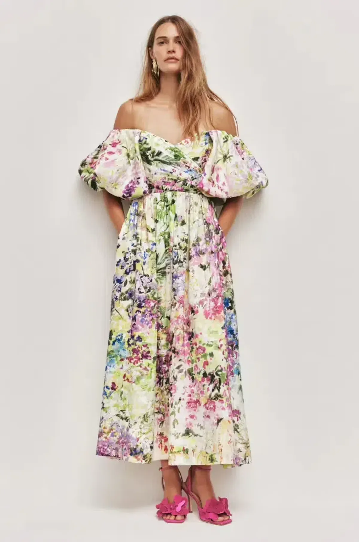 AJE Adina Midi Dress Lavandula 14 AU / 10 US - Image 1