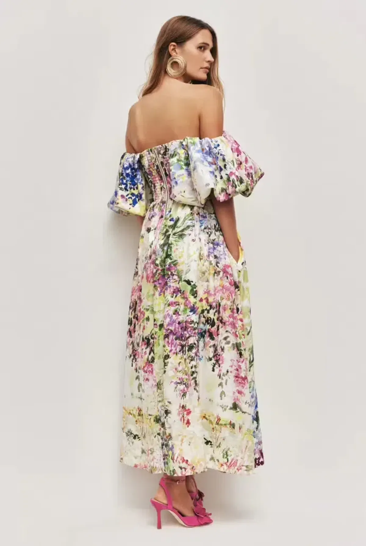 AJE Adina Midi Dress Lavandula 14 AU / 10 US - Image 4