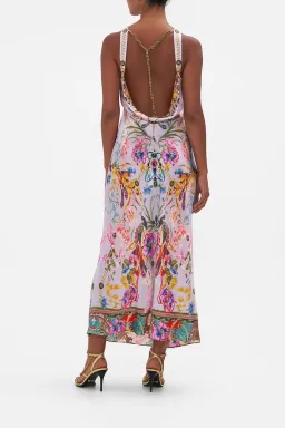 Natures Kaleidoscope Bias Slip With Draped Back for rent on The Volte - image 3