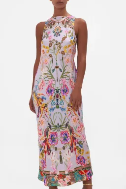 Natures Kaleidoscope Bias Slip With Draped Back for rent on The Volte - image 1