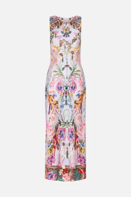 Natures Kaleidoscope Bias Slip With Draped Back for rent on The Volte - image 4