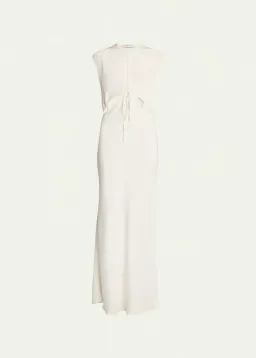 Triquetra Muscle Tank dress white for rent on The Volte - image 4