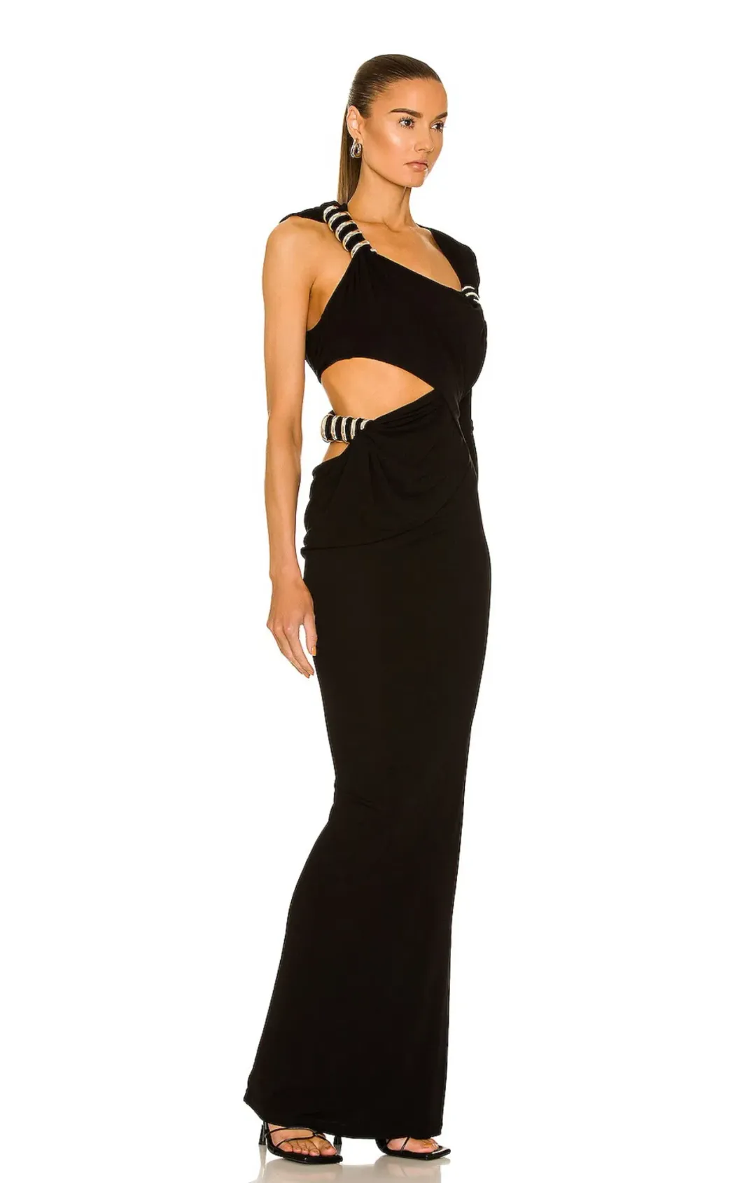 Coiled twisted torso dress for rent on The Volte - main image