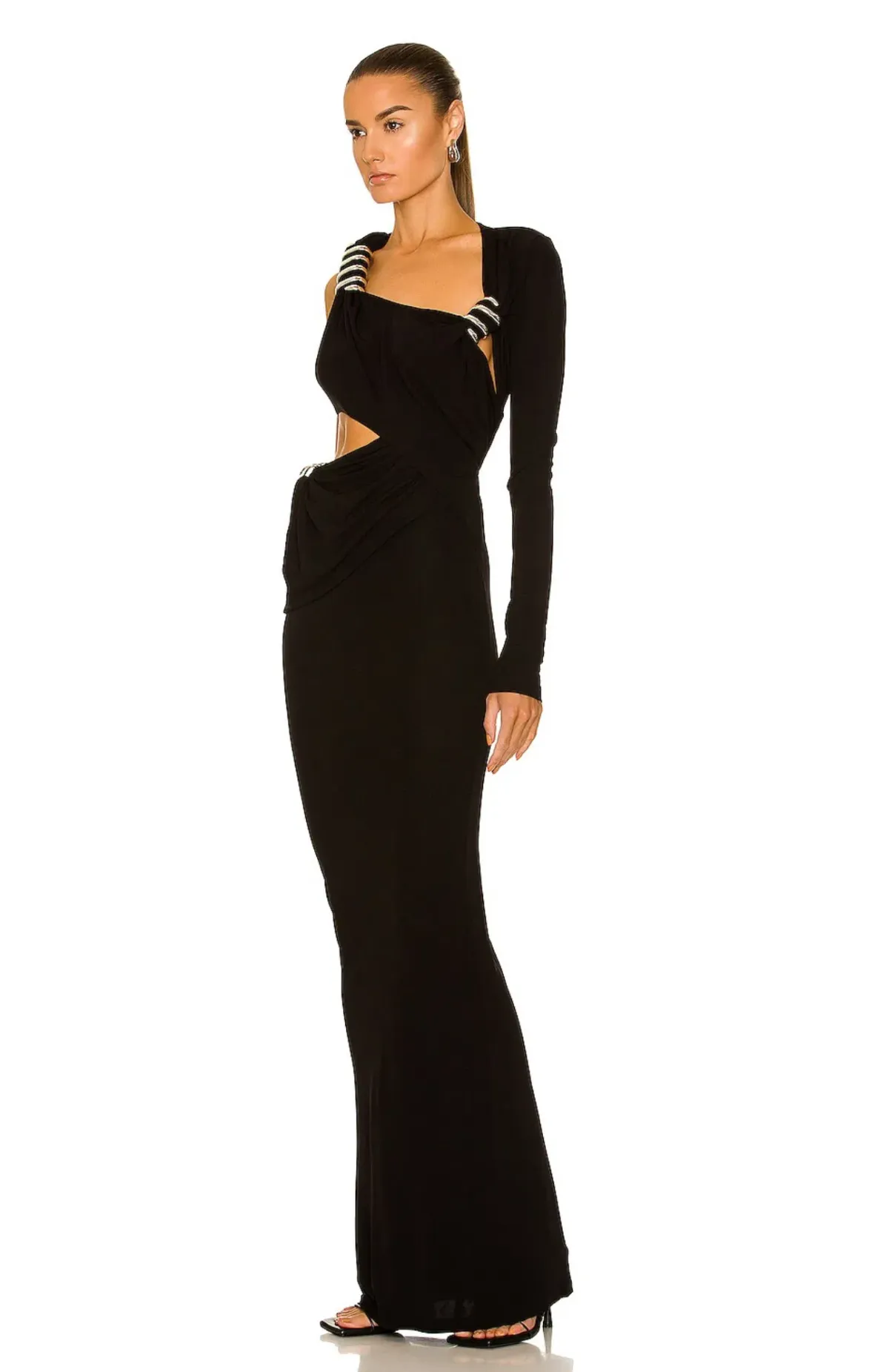 Coiled twisted torso dress - Image 3