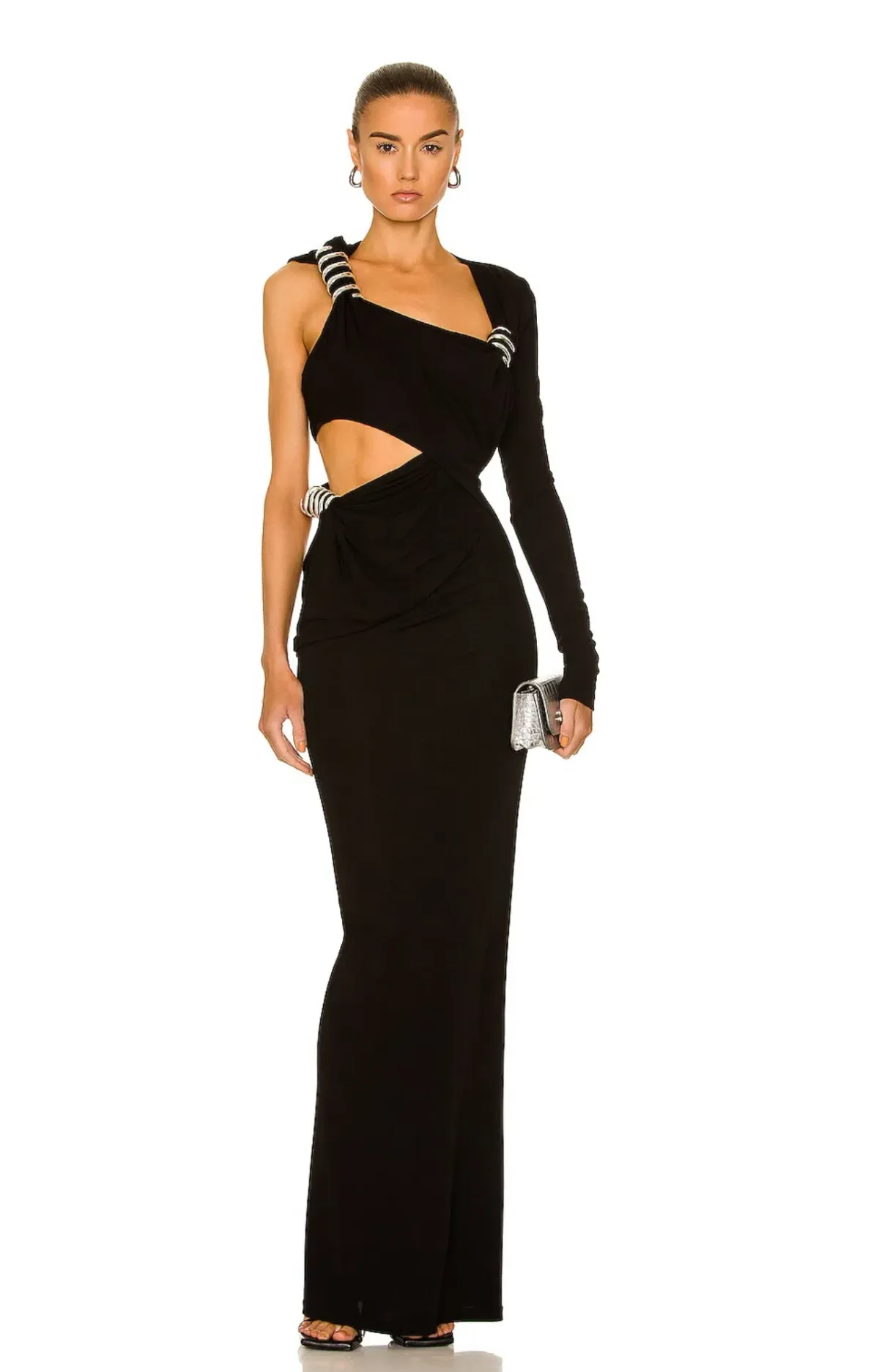 Coiled twisted torso dress for rent on The Volte - main image