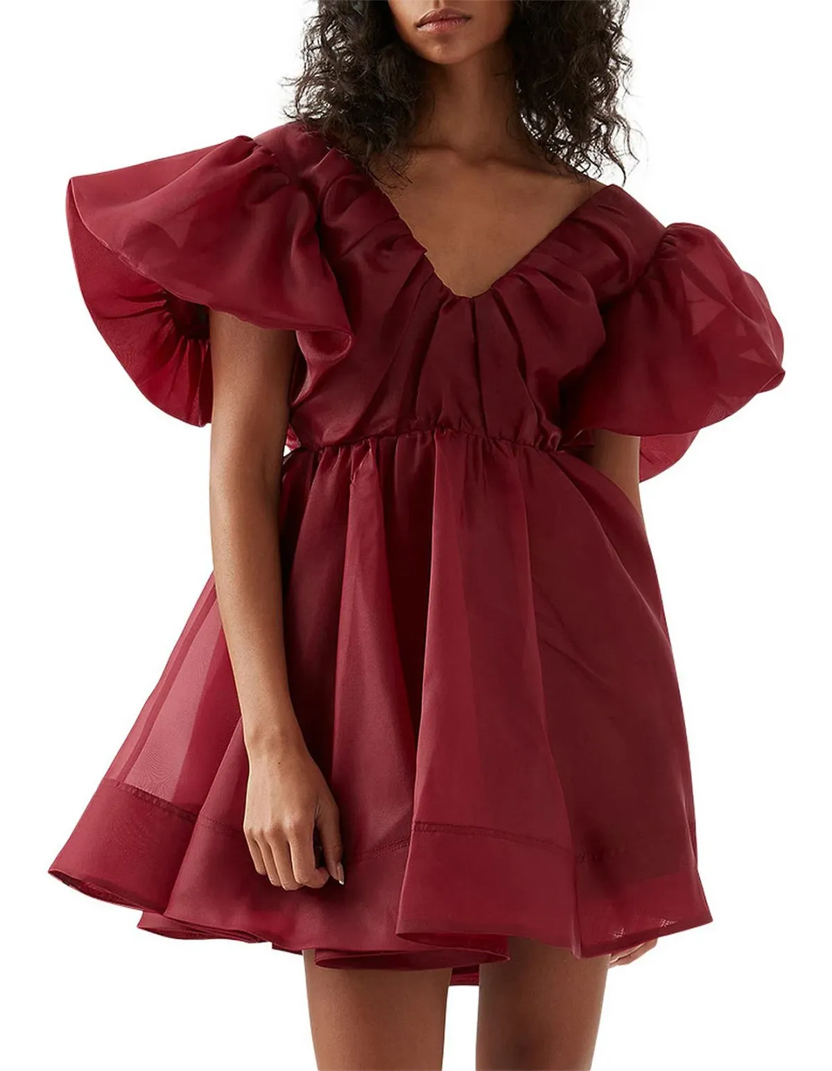 Aje Gretta Organza Mini Dress Size 6 - Image 4