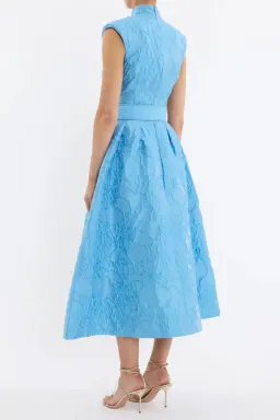 Rebecca Vallance Aegir Midi Dress; size 12 for rent on The Volte - image 4