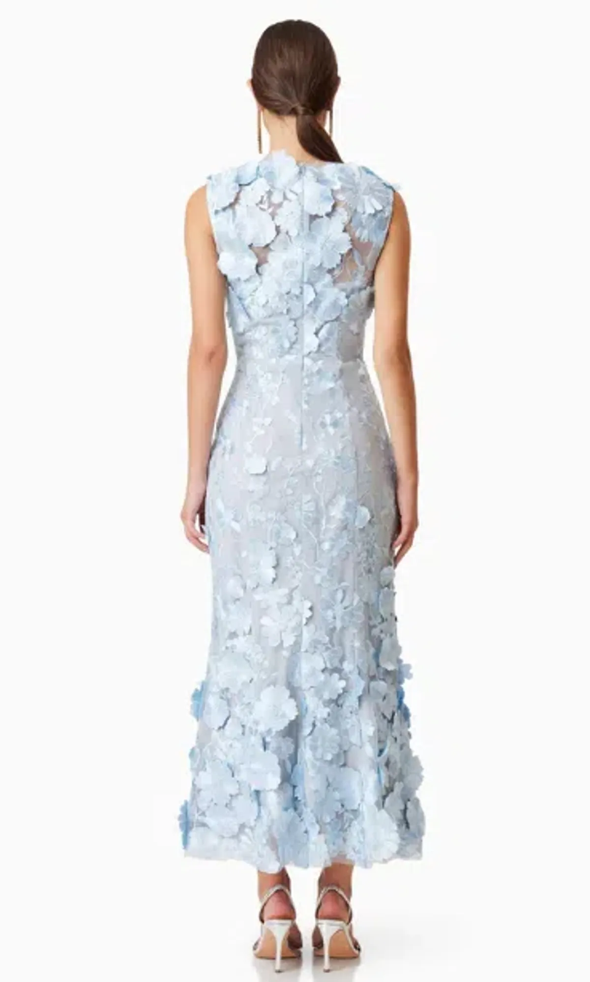 Elliatt Light Blue Selene Cocktail Midi Dress - Image 6