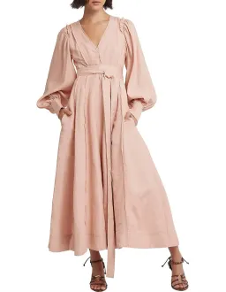 Aje Aurora midi dress - blush for rent on The Volte - image 1