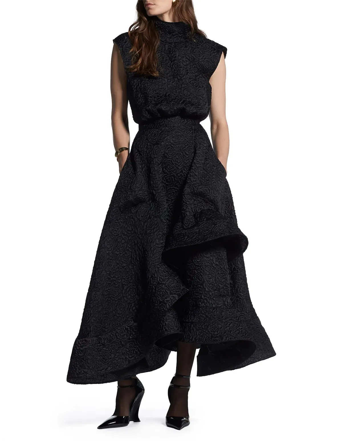 Arresting Midi Dress for rent on The Volte - main image