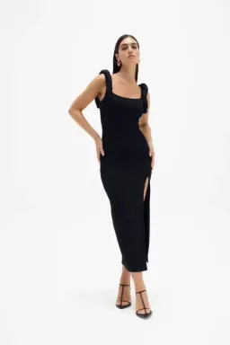 Rosetta Gown Black for rent on The Volte - image 2