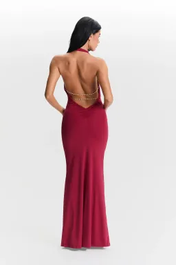Harper Dress Cherry Red for rent on The Volte - image 2