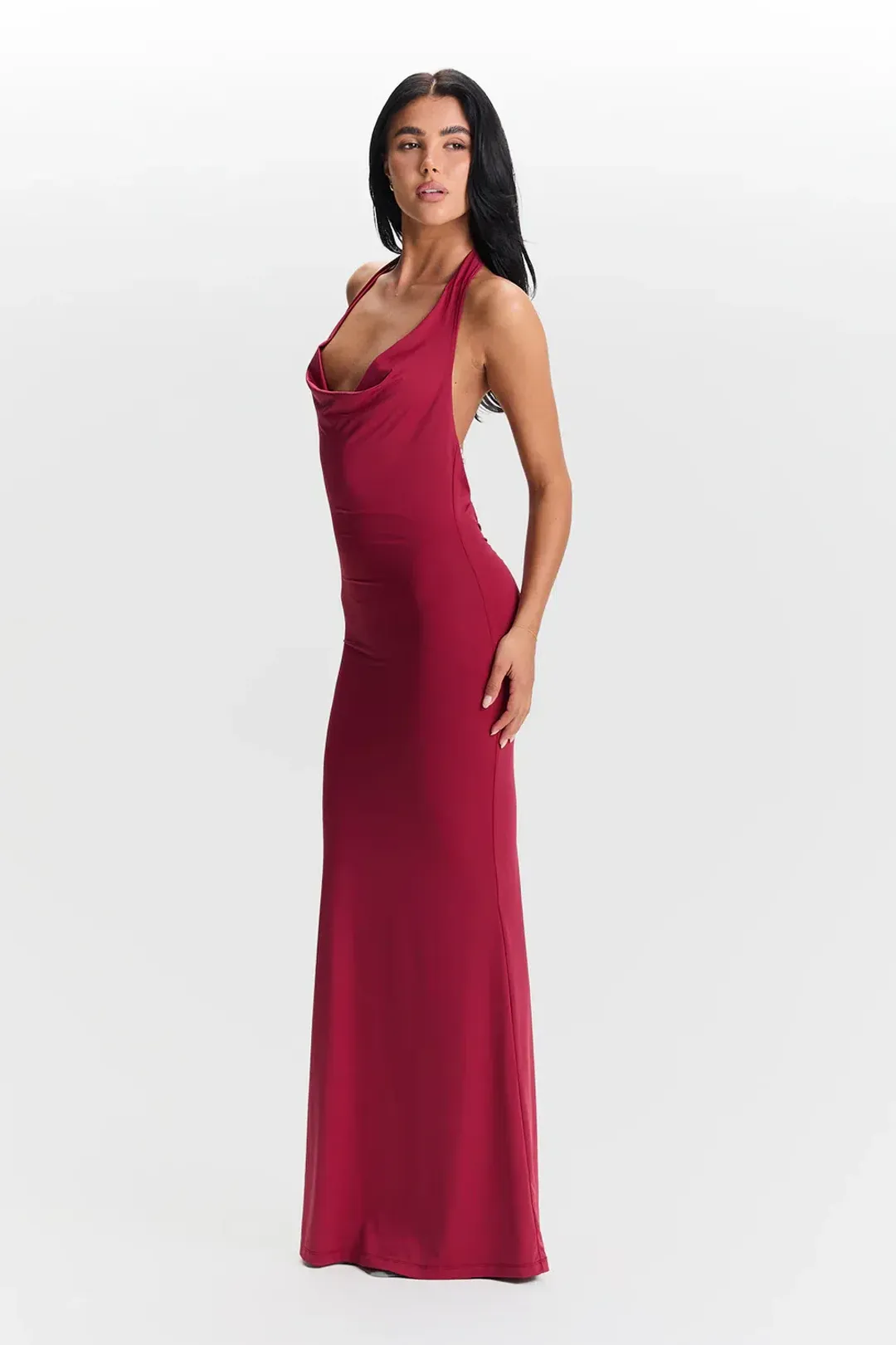 Harper Dress Cherry Red for rent on The Volte - main image