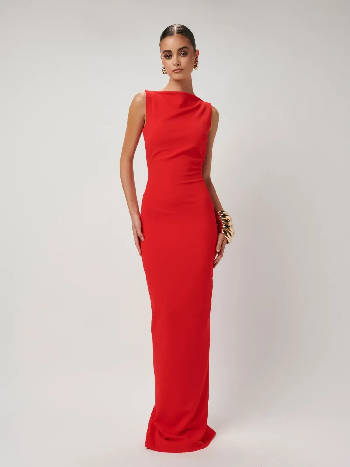 Effie Kats Red Verona Gown - Image 1
