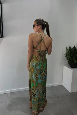 Alemais Clemenza Cut Out Midi Dress size 10 for rent on The Volte - image 4