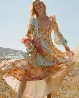 Zimmermann Tempo Patch Rainbow Gown size 6 for rent on The Volte - image 1