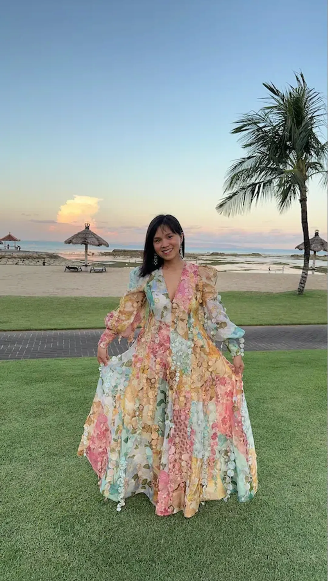 Zimmermann Tempo Patch Rainbow Gown size 6 for rent on The Volte - main image