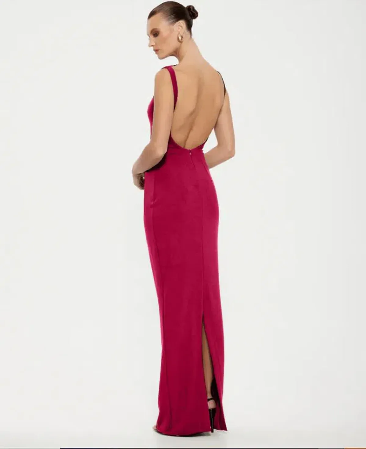 Effie Kats Verona Gown in Raspberry Size M/10 - Image 2