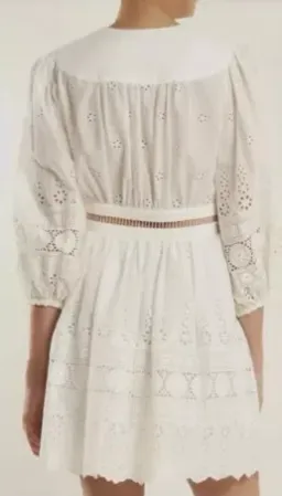 Zimmermann Kali Ivory Lace Dress - 12 for rent on The Volte - image 2