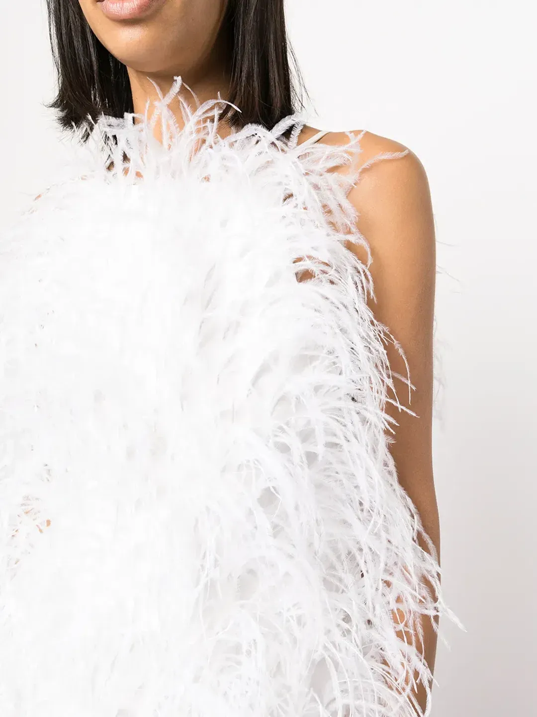 Shannon Dress Ostrich Dress for rent on The Volte - main image
