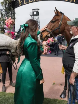 Corset Midi Dress Green for rent on The Volte - image 1