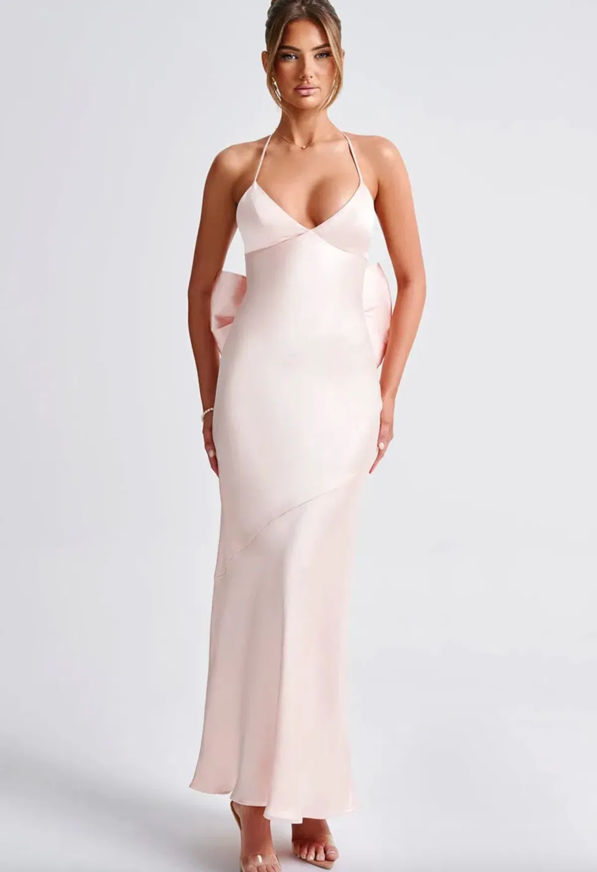 Sarita Maxi Dress Blush for rent on The Volte - main image