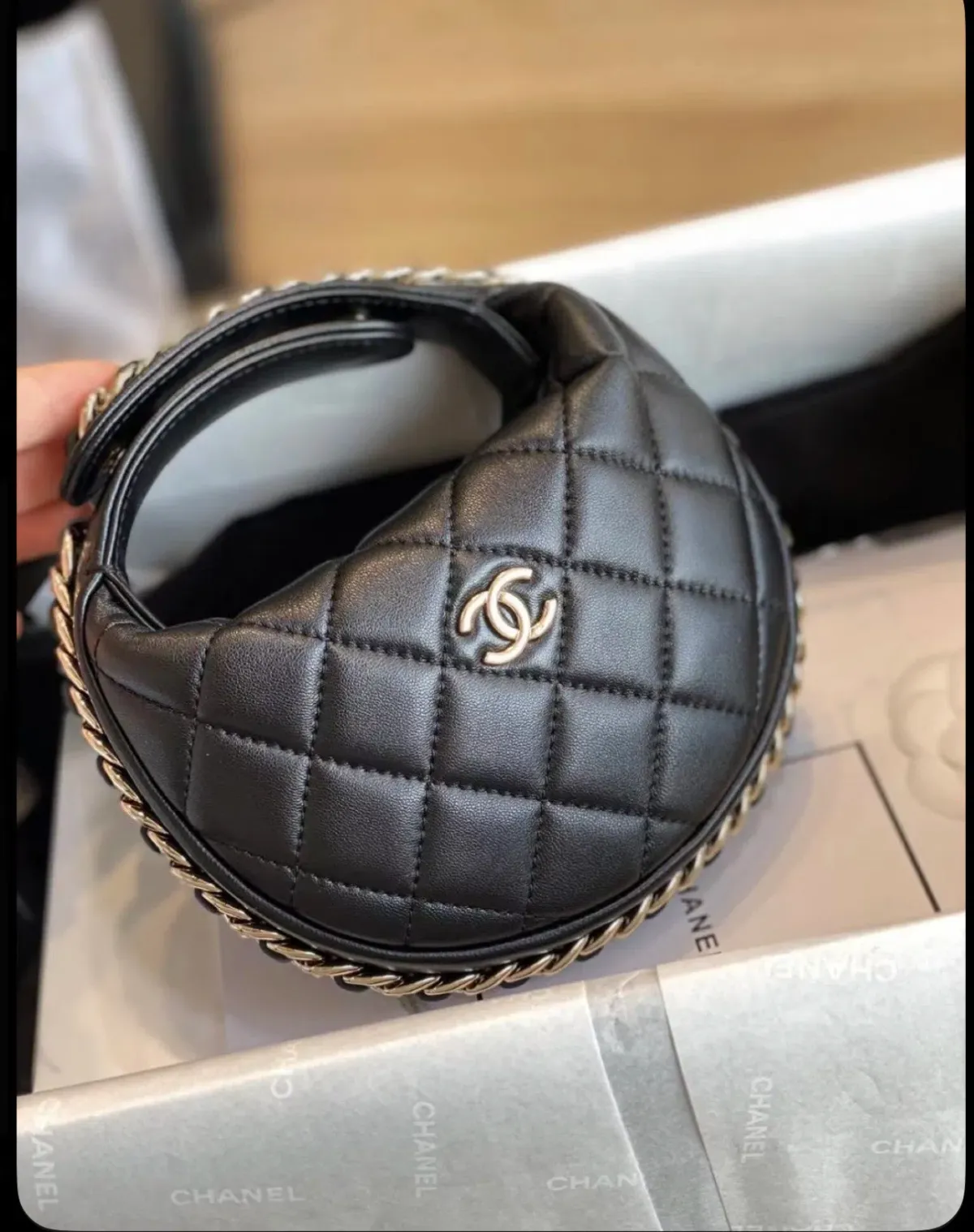 Chanel halfmoon pouch - Image 1