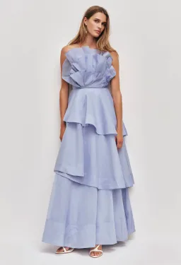 Aje Selestia Gown size 16 Pale Blue for rent on The Volte - image 1
