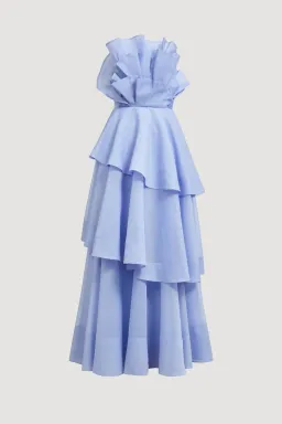 Aje Selestia Gown size 16 Pale Blue for rent on The Volte - image 3