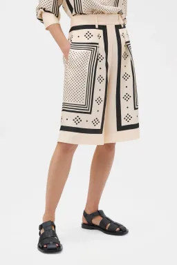 SPOT SCARF PRINT CULOTT for rent on The Volte - image 3