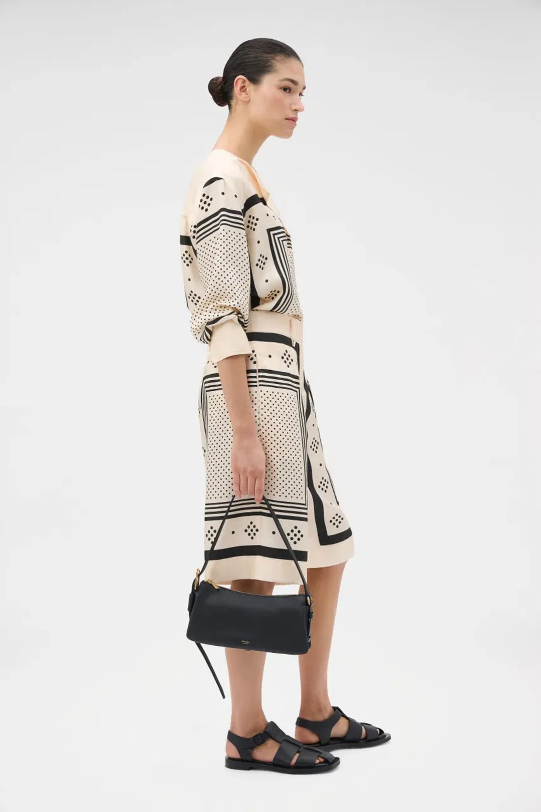 SPOT SCARF PRINT CULOTT for rent on The Volte - main image