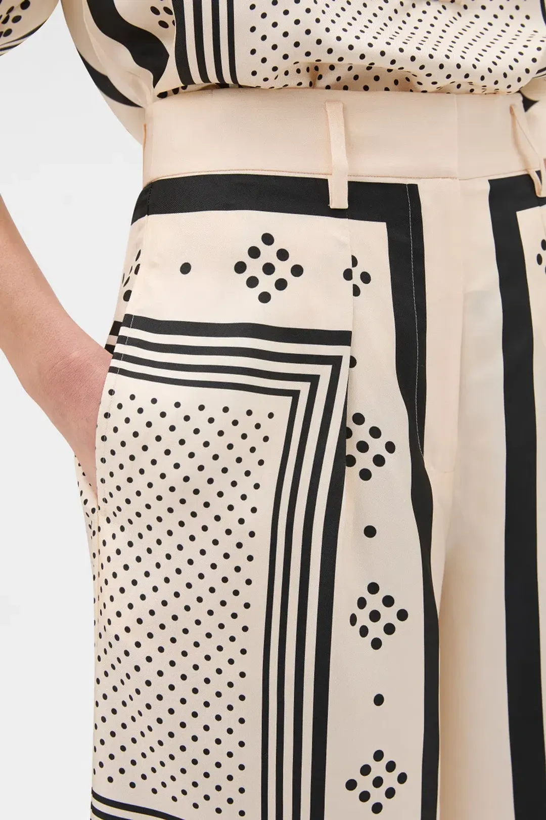 SPOT SCARF PRINT CULOTT for rent on The Volte - main image