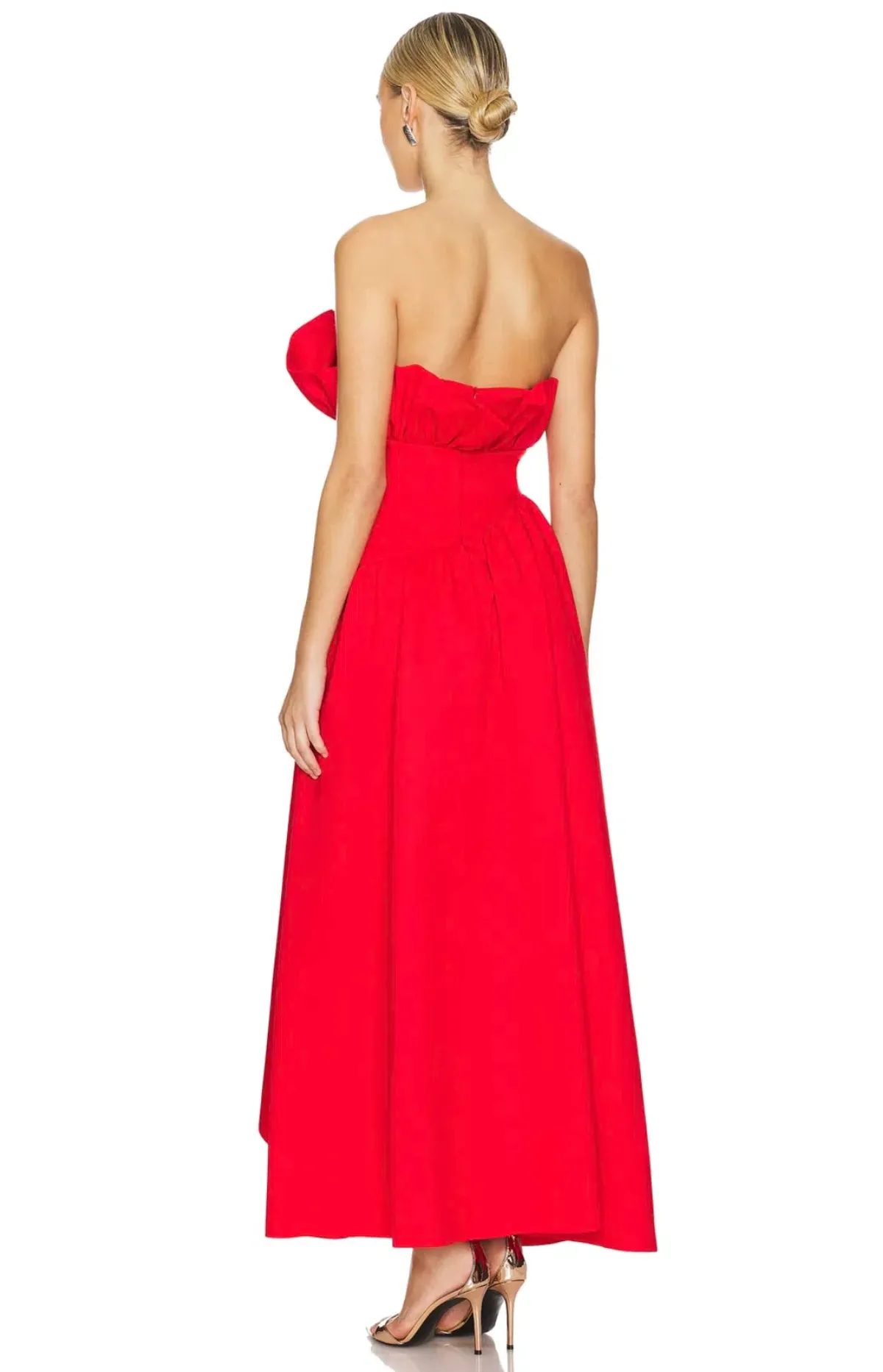 Elliatt Laurel Sleeveless Maxi Dress in Red L/AU 12 - Image 3