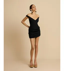 Arcina Ori Avery Mini Dress Black Size S/AU 8 for rent on The Volte - image 3
