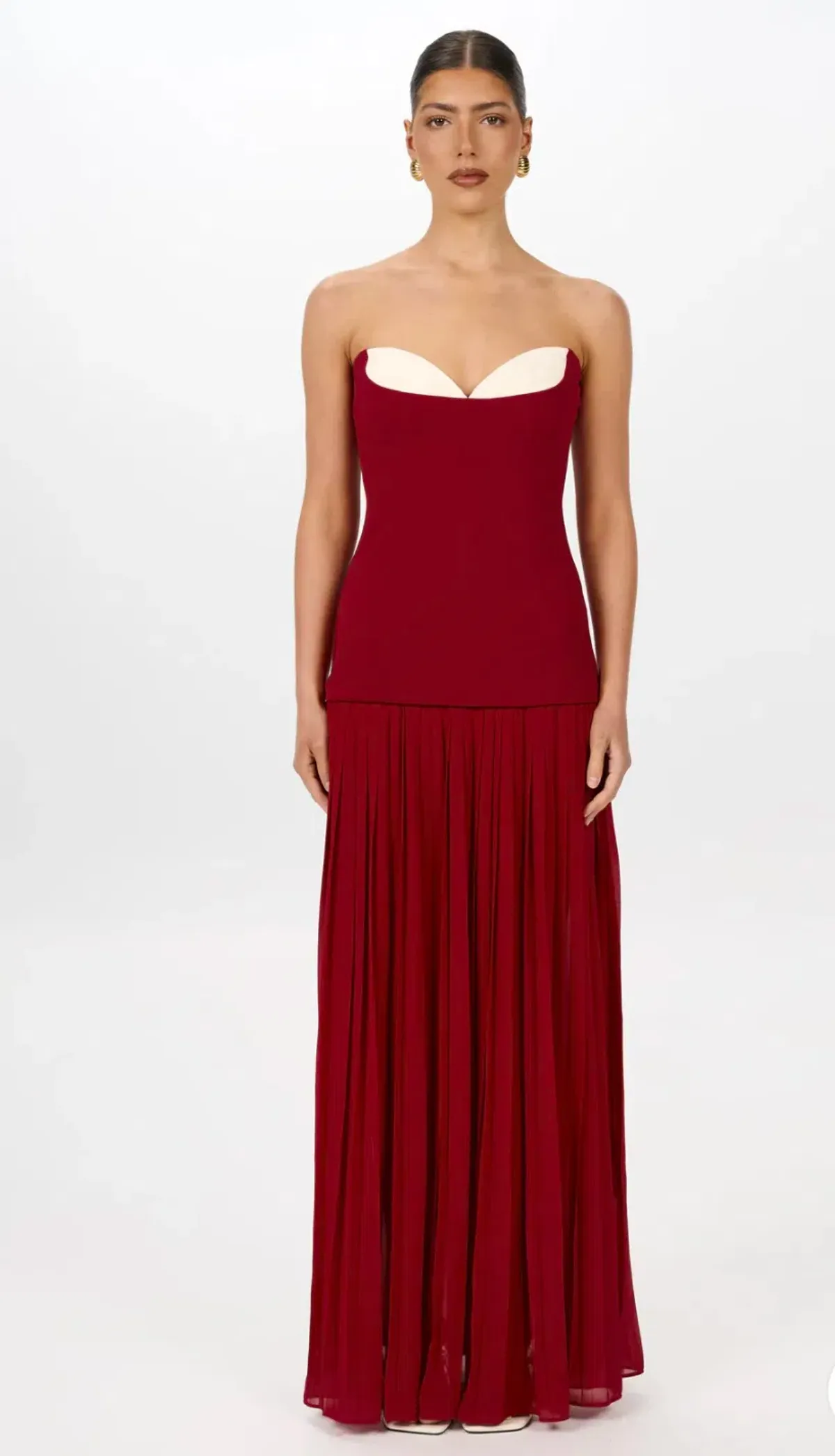 Jefre sei/She is Olla Nicolette Maxi in Raspberry Sz XS - Image 1