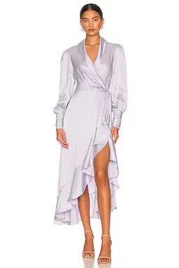Zimmerman Silk Wrap Dress for rent on The Volte - image 1